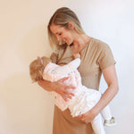 Invisible Zipper Midi Breastfeeding T-Shirt Dress | Milk & Baby