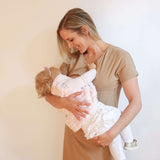 Invisible Zipper Midi Breastfeeding T-Shirt Dress | Milk & Baby
