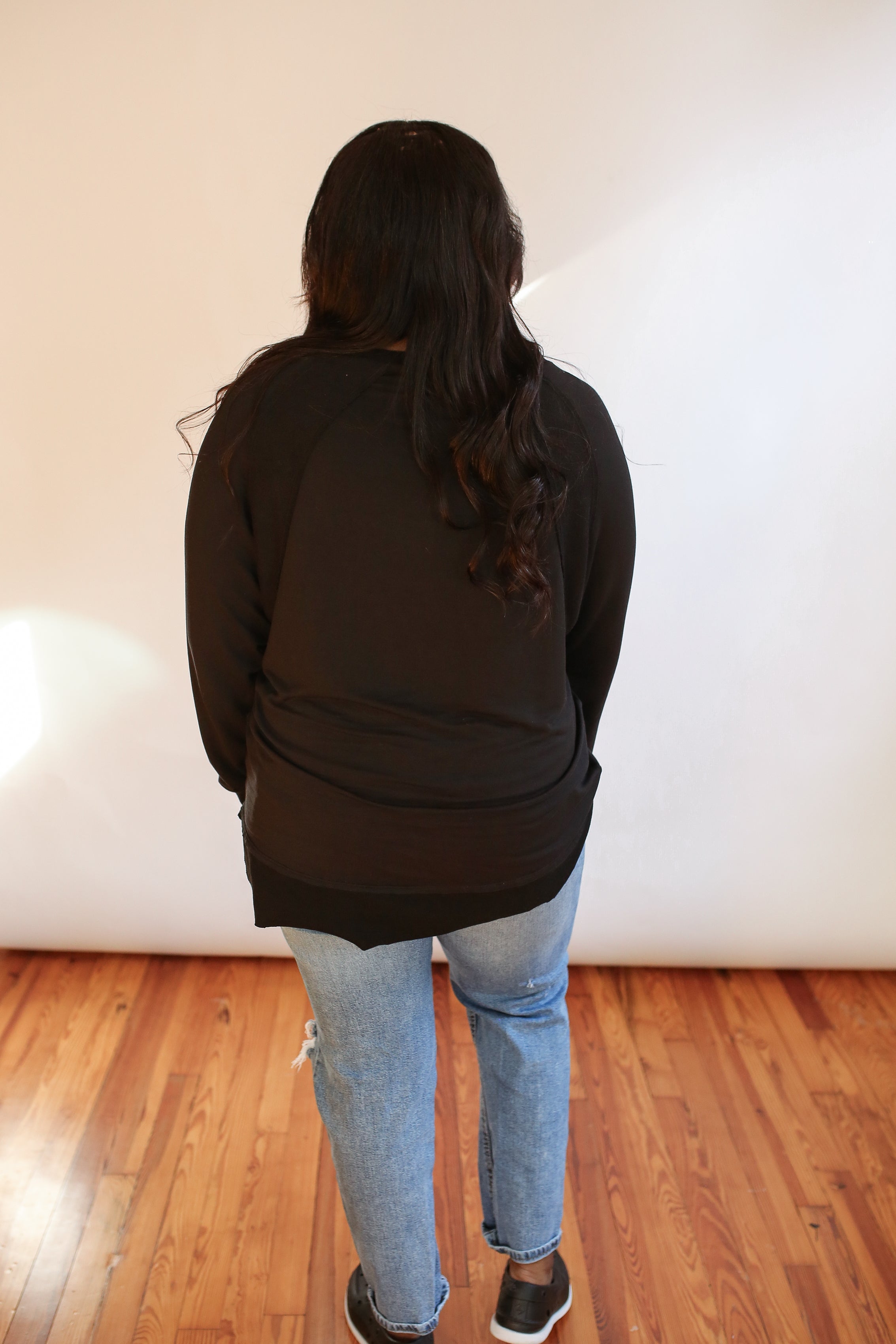Free Flowing Long Sleeve Nursing Top | Milk & Baby