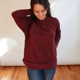 Free Flowing Long Sleeve Nursing Top | Milk & Baby