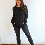 Free Flowing Long Sleeve Nursing Top | Milk & Baby