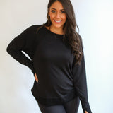 Free Flowing Long Sleeve Nursing Top