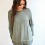 Free Flowing Long Sleeve Nursing Top | Milk & Baby