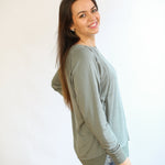 Free Flowing Long Sleeve Nursing Top | Milk & Baby