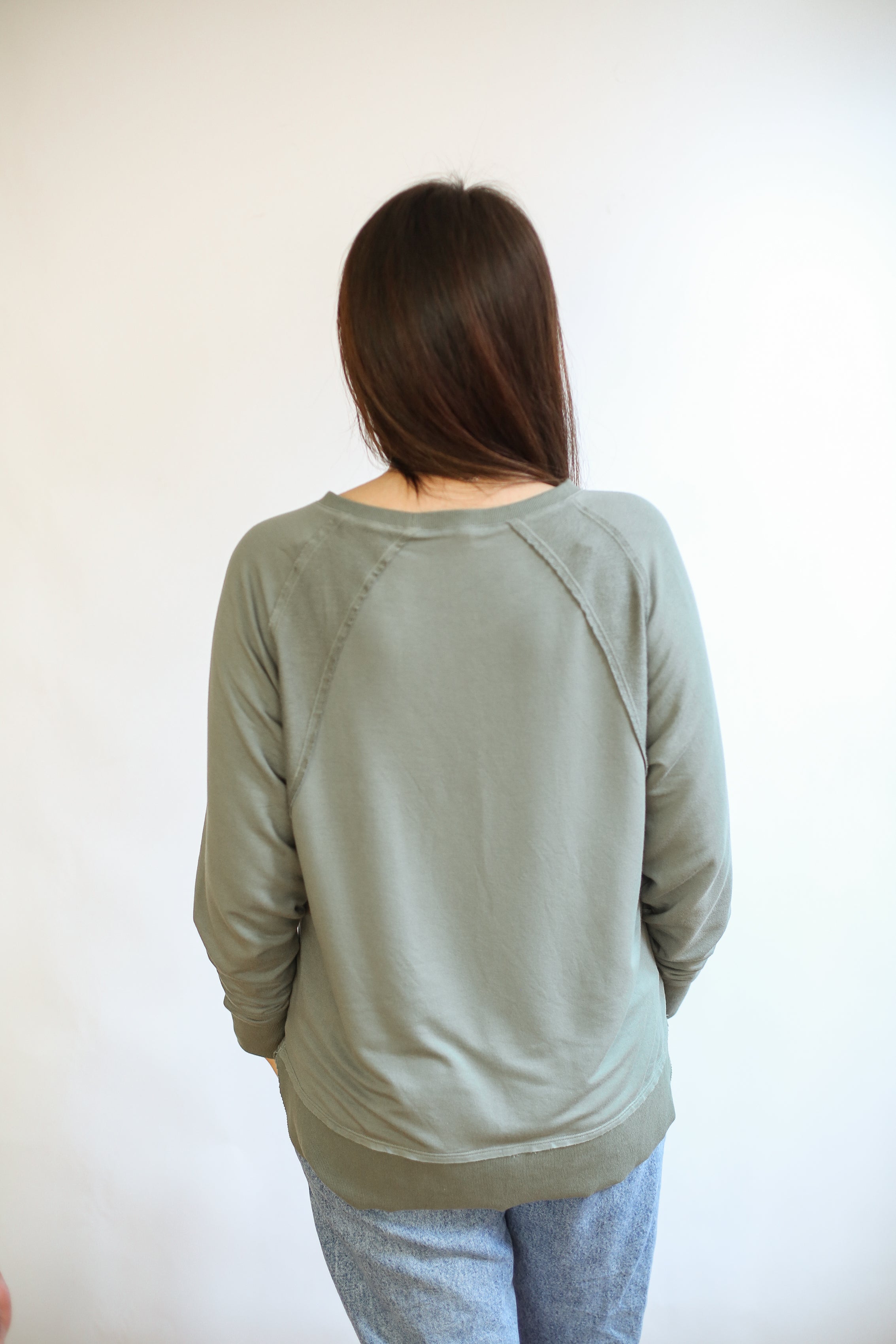Free Flowing Long Sleeve Nursing Top | Milk & Baby