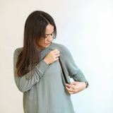 Free Flowing Long Sleeve Nursing Top