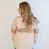 Varsity Dual Zip Breastfeeding Long Sleeve | Milk & Baby