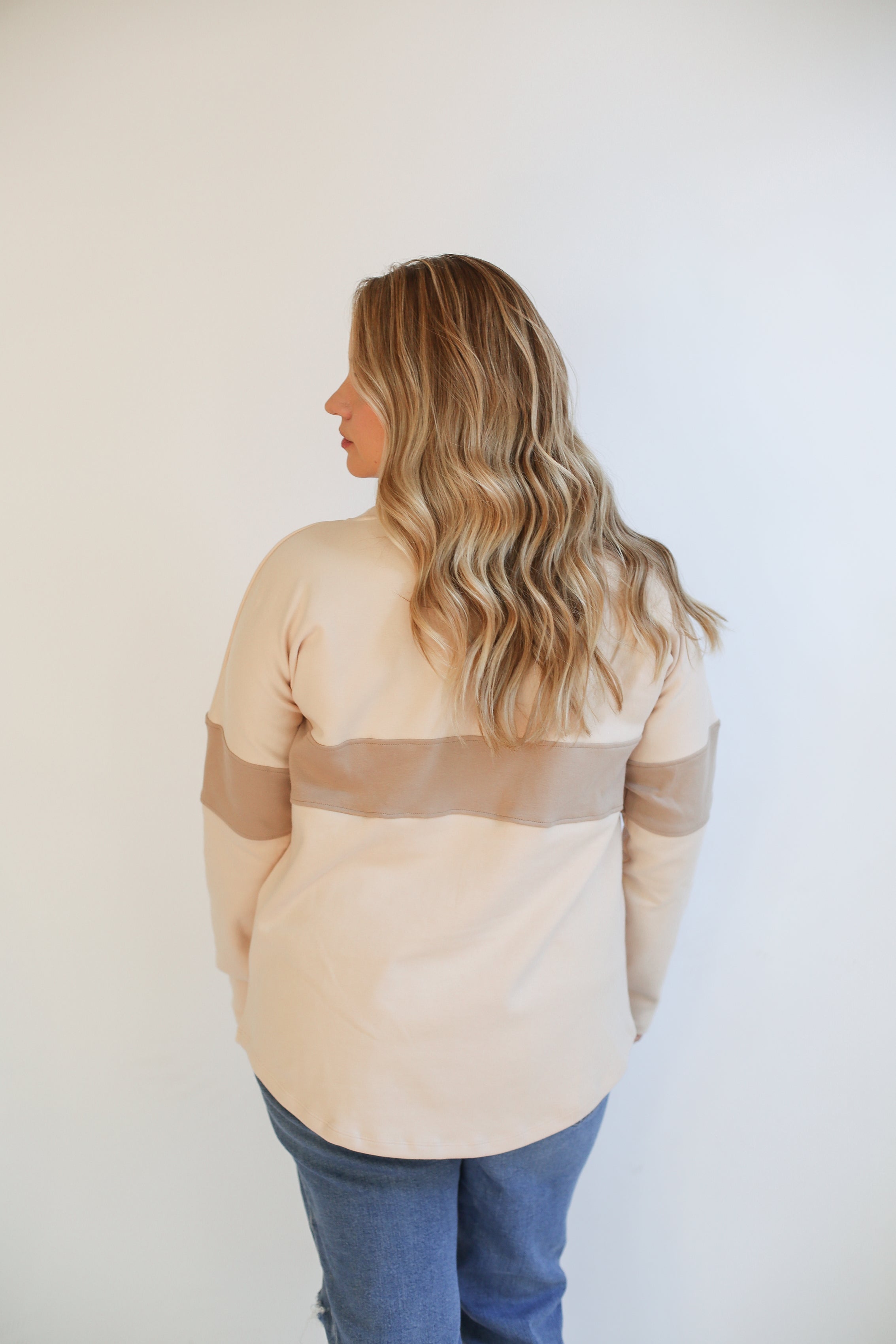Varsity Dual Zip Breastfeeding Long Sleeve | Milk & Baby
