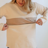 Varsity Dual Zip Breastfeeding Long Sleeve | Milk & Baby