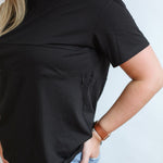 Full Zip Breastfeeding Tee | Milk & Baby