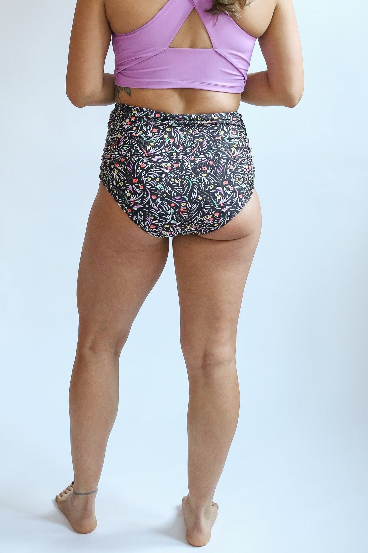 Full Coverage High Waist Bikini Bottoms | Milk & Baby