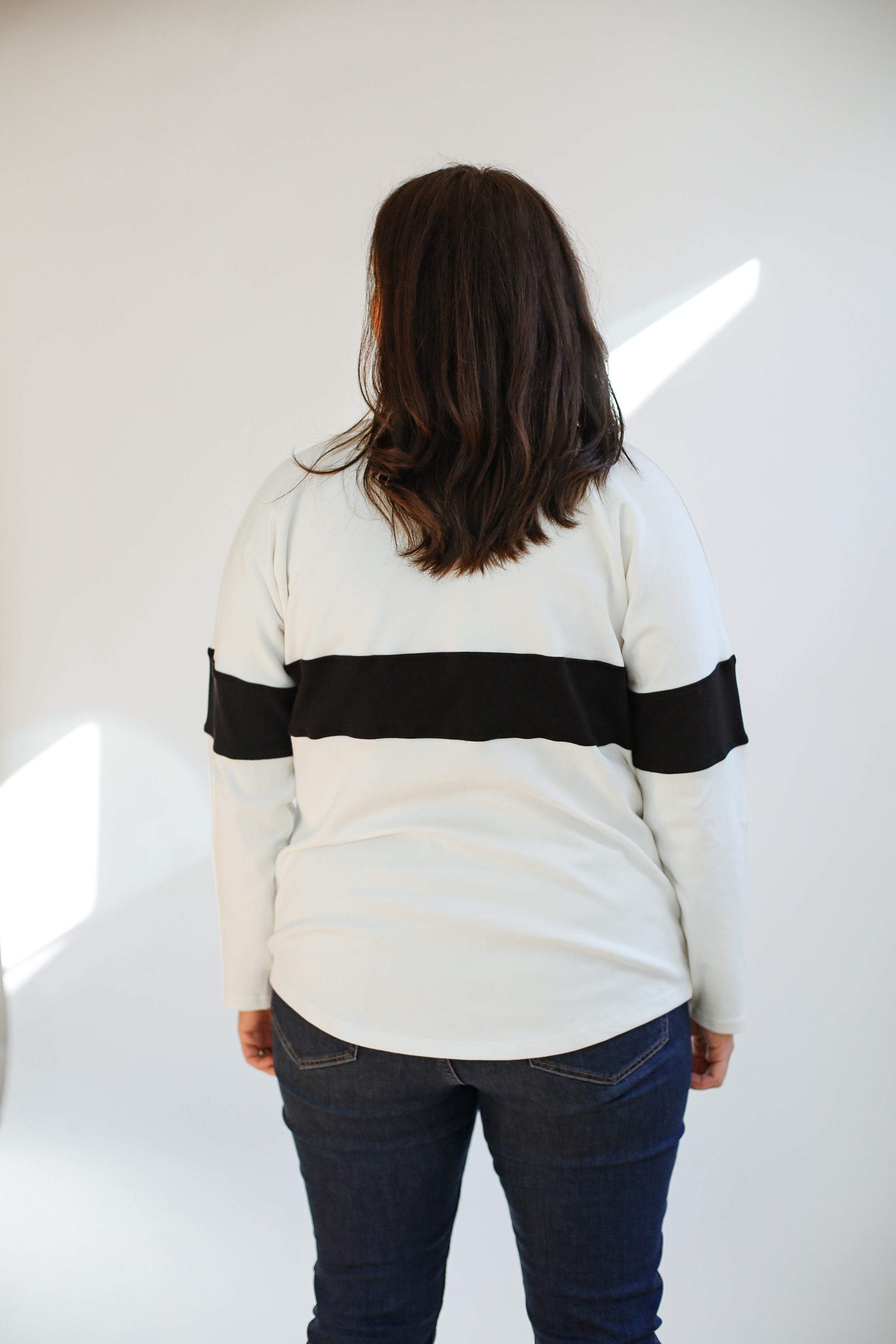 Varsity Dual Zip Breastfeeding Long Sleeve | Milk & Baby
