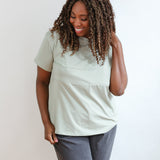 Full Zip Breastfeeding Tee | Milk & Baby