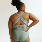 One Piece Zip Up Breastfeeding Swimsuit | Milk & Baby
