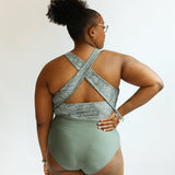 One Piece Zip Up Breastfeeding Swimsuit | Milk & Baby