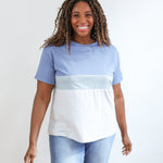Full Zip Breastfeeding Tee | Milk & Baby