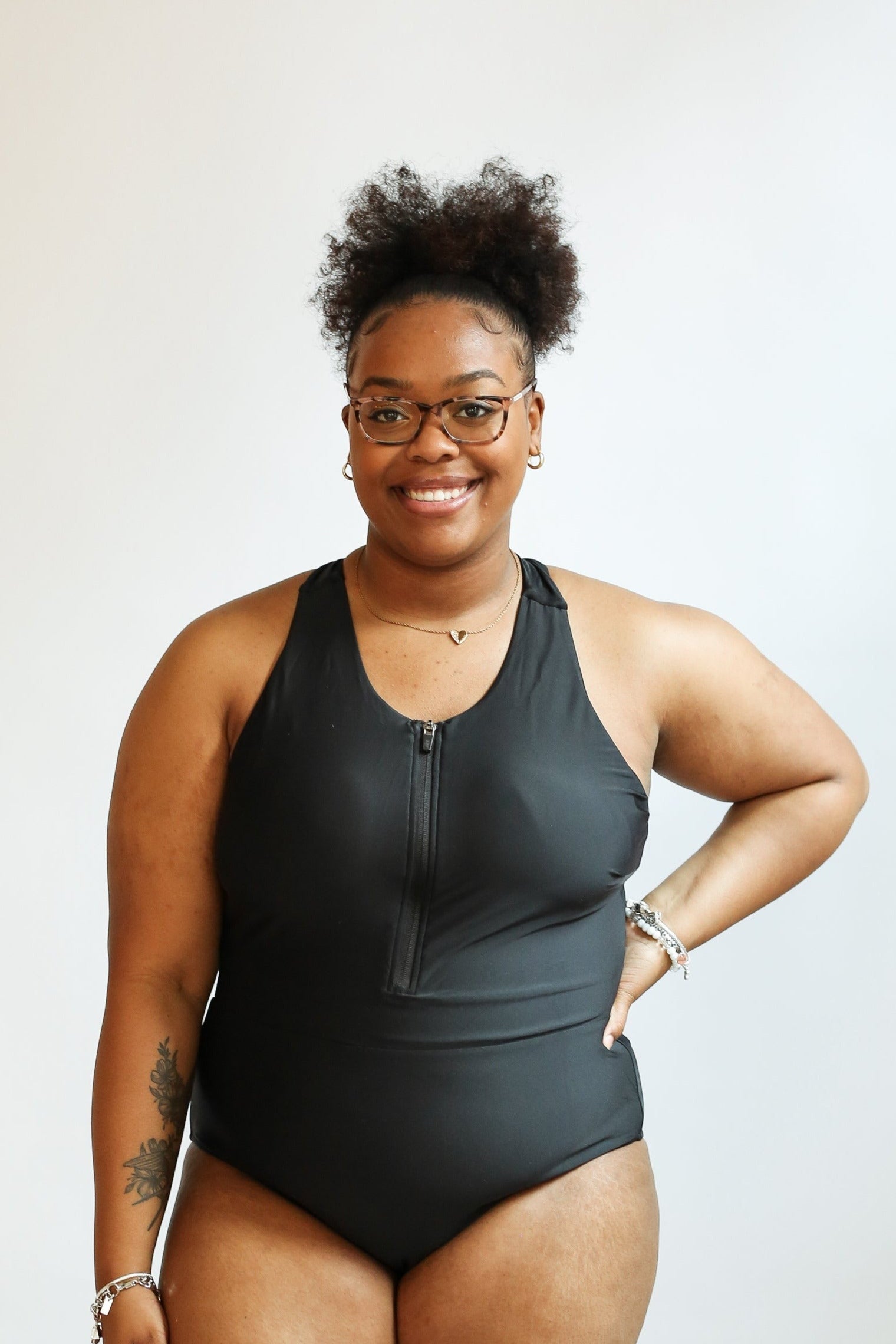 One Piece Zip Up Breastfeeding Swimsuit | Milk & Baby