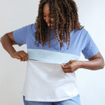 Full Zip Breastfeeding Tee | Milk & Baby