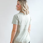 Full Zip Breastfeeding Tee | Milk & Baby