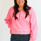 Oversized Three Zip Breastfeeding Sweatshirt