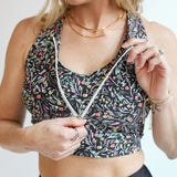 Crop Zip Up Breastfeeding Swimsuit Top | Milk & Baby