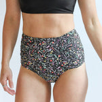 Moderate Coverage High Waist Bikini Bottoms | Milk & Baby