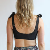 Tie Shoulder Breastfeeding Bikini Swimsuit Top