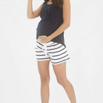 Navy Striped Shorts - Home to Street collection - Milk & Baby 