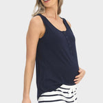 Navy Striped Shorts - Home to Street collection - Milk & Baby 