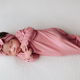 Rose Knotted Newborn Baby Gown