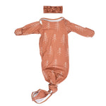 Christmas Pine Tree Knotted Gown | Milk & Baby