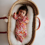 Wild Child Knotted Newborn Baby Gown | Milk & Baby