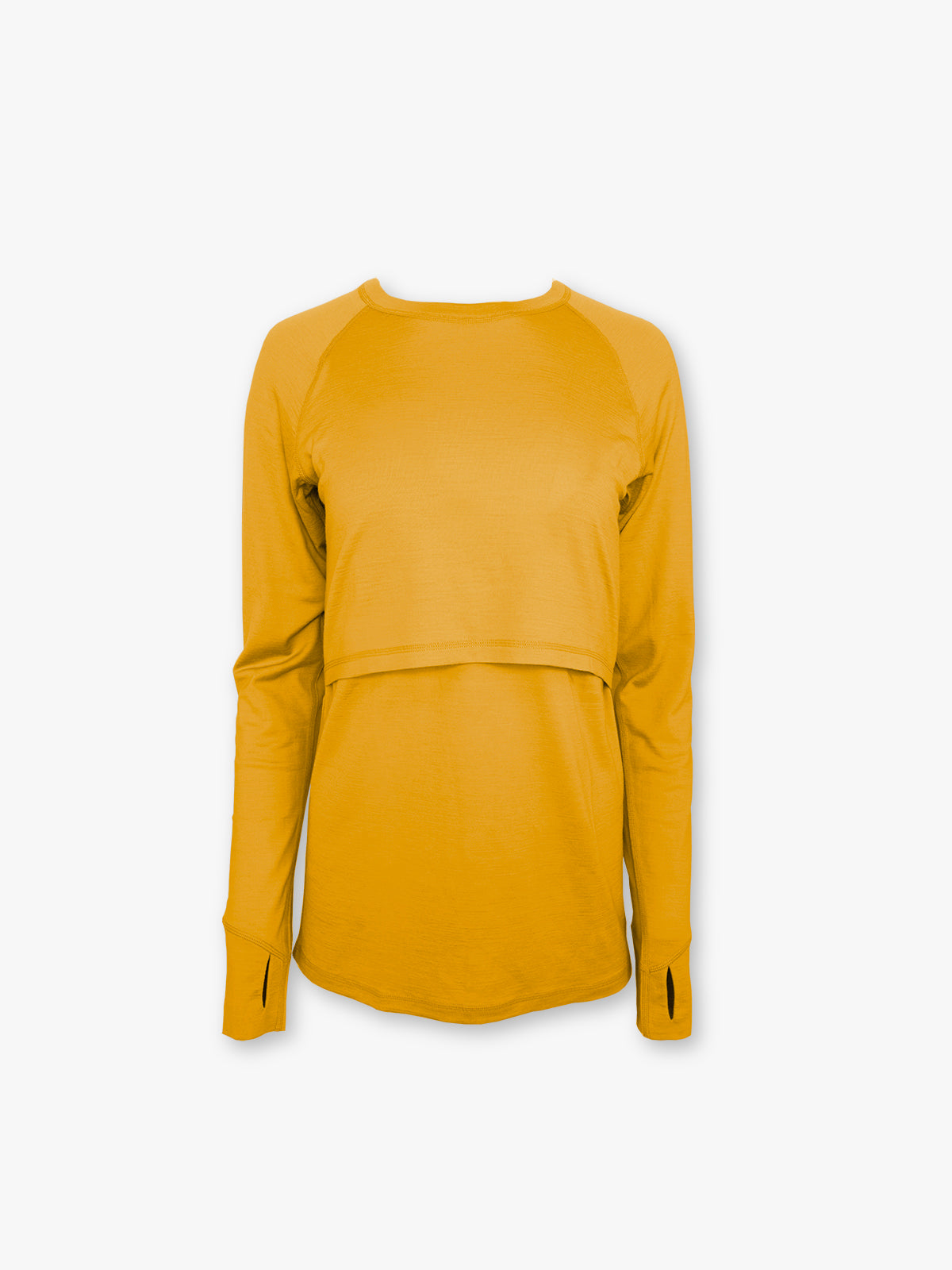 Merino Wool Nursing Long Sleeve Top
