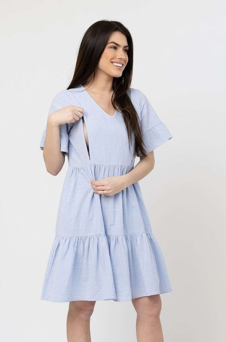 Nursing Dress With Pockets | Periwinkle Milk & Baby