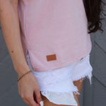Nursing Pocket T-Shirt | Pink/White Milk & Baby