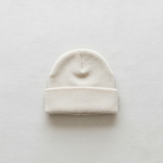 Oatmeal Mebie Baby Beanie - Minimal Flat Lay