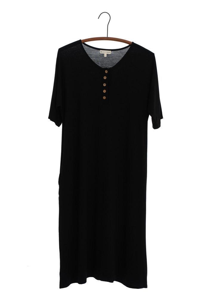 Onyx Everything Maternity & Nursing Dress | Milk & Baby