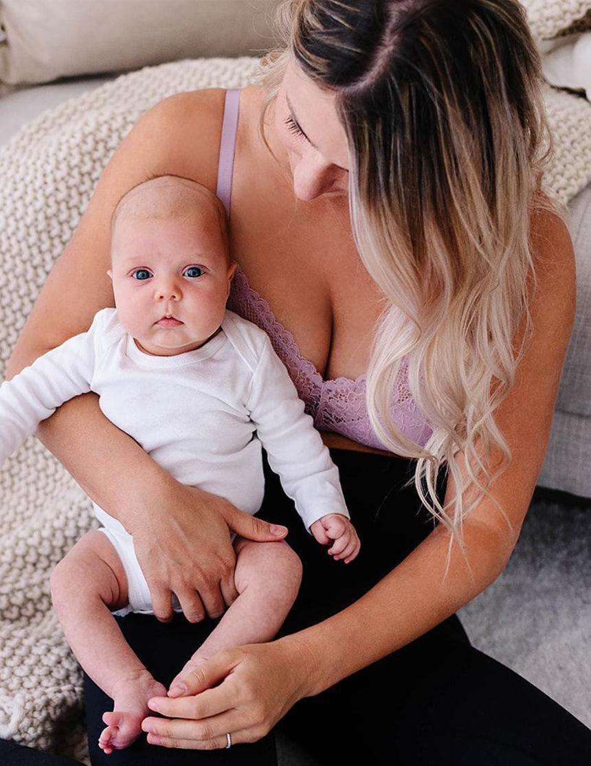 Ooh La La Nursing Bralette in Mauve | Milk & Baby