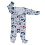 Over the River Zipper Footie | Milk & Baby