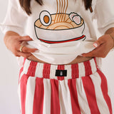 Ramen Tokyo Stripe | Women's Wide Leg Pants | Milk & Baby