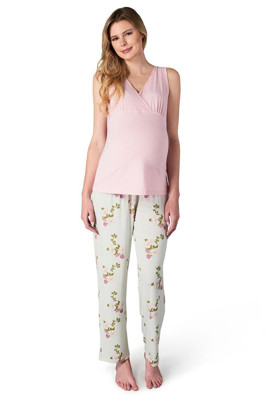 Peony | Mommy Pajamas & Baby Set | Milk & Baby