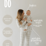 Picnic Plaid | Women's Bamboo Pajama | Milk & Baby