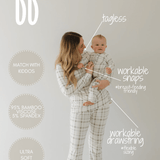 Picnic Plaid | Women's Bamboo Pajama | Milk & Baby