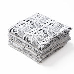 Stars | Organic Muslin Swaddle | Milk & Baby