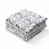 Stars | Organic Muslin Swaddle | Milk & Baby
