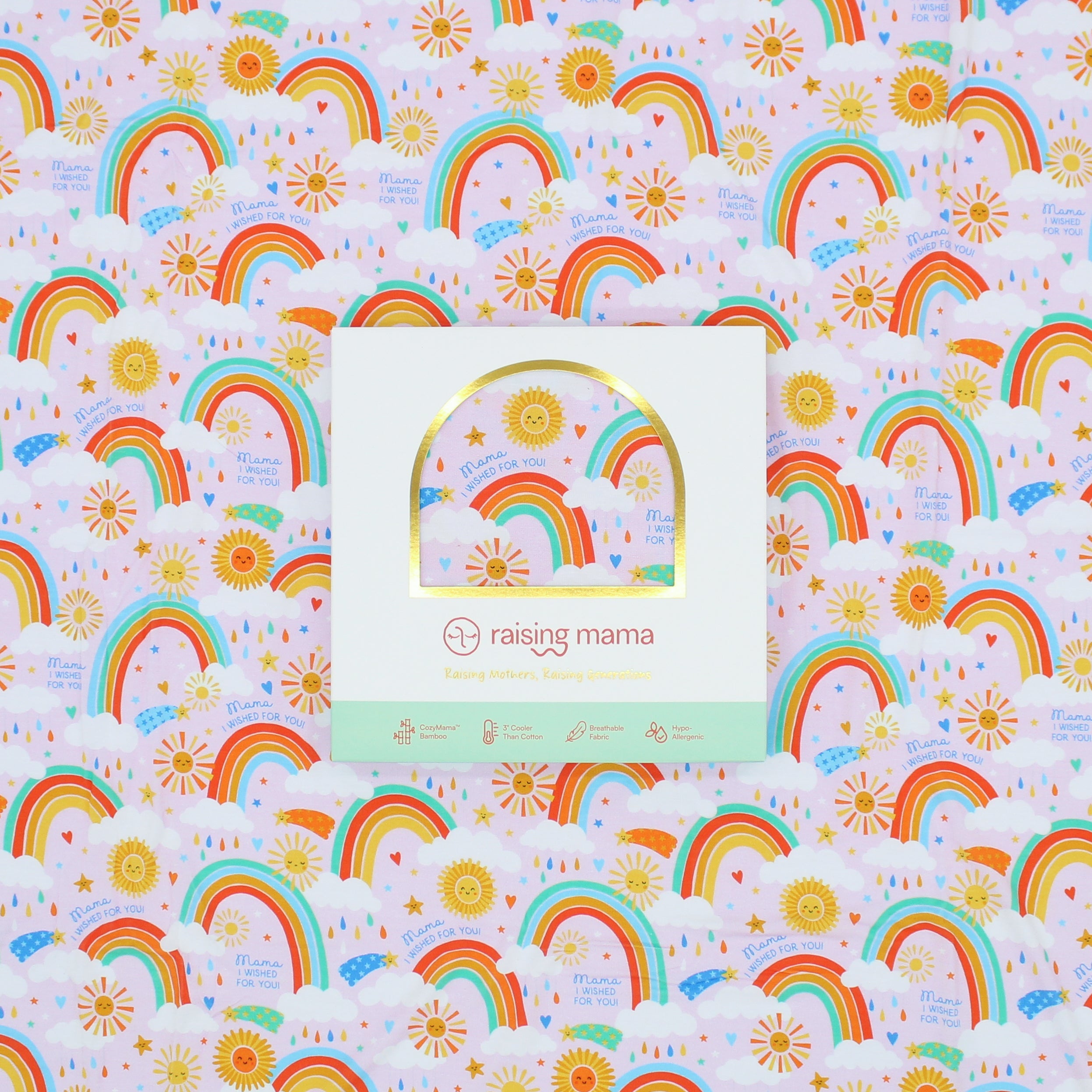 Here Comes the Sunshine (Pink) | The Forever Swaddle Blanket