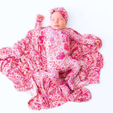 The Forever Swaddle Blanket | Mystic Mama (Pink) | Milk & Baby