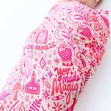 The Forever Swaddle Blanket | Mystic Mama (Pink) | Milk & Baby