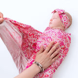 The Forever Swaddle Blanket | Mystic Mama (Pink) | Milk & Baby