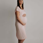 Heavenly Pink Mommy Labor & Delivery Gown | Milk & Baby